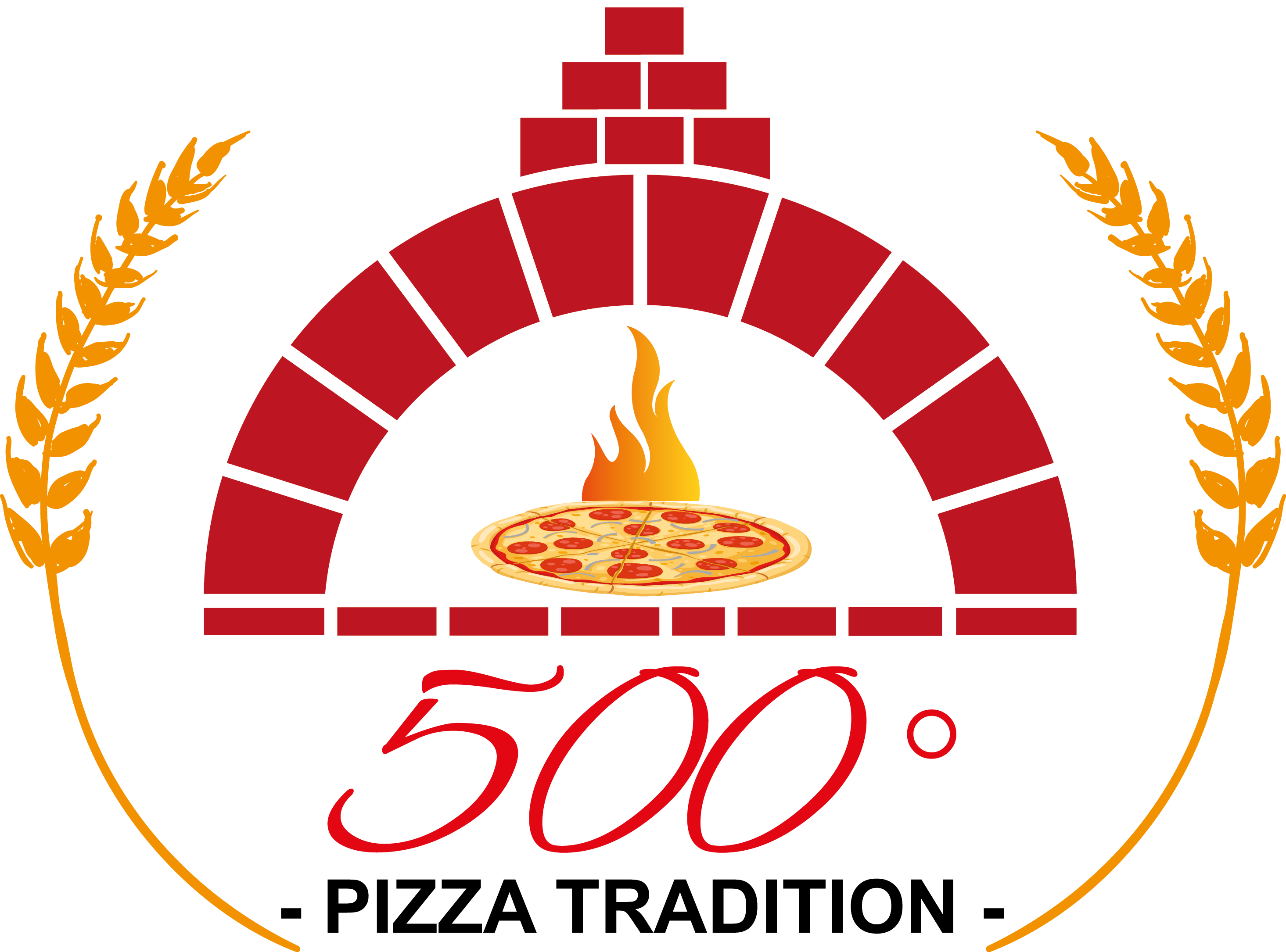 logo 500° Pizza Tradition